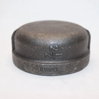 Round Cap Malleable Iron 2-1/2"  - Image 1 of 3