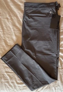 Pantalones de golf ajustados elásticos talla 34x28 nuevos con etiquetas G/Fore G4 gris Tech Tab 4 para hombre - Imagen 1 de 8