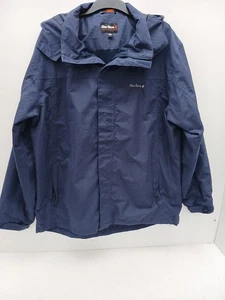 Waterproof Storm Shield Jacket with Hood Mens 2XL Full Zip & Zip Pockets P2P 27" - Picture 1 of 21