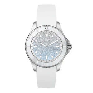 ICE-WATCH - Ice Steel Lo White - Women's Wristwatch With Silicon Strap (Small) B - Picture 1 of 1