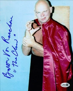 Baron Von Raschke WWE WWF Wrestler Signed 8x10 Glossy Photo JSA Authenticated - Picture 1 of 2