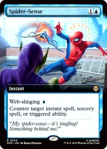 MTG Spider-Sense 254 Rare Foil Extended Art Marvel Spider-Man - Bild 1 von 1