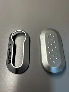 ORIGINAL FIAT 500 GRANDE PUNTO ERSATZ SCHLÜSSEL HÜLLE SILBERPFEILE NEU SELTEN - Bild 1 von 1