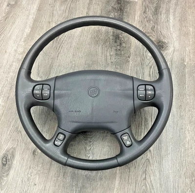 2003-2005 Buick LeSabre Steering Wheel W/ Cruise Control Switch Dark Gray OEM - Изображение 1 из 4