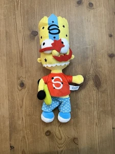 Sukamii Westons Plush Saturn Skater Bart Simpson (RARE Sukamii Japan Exclusive) - Picture 1 of 4