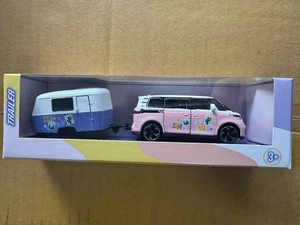 Majorette Diecast Model - Drivez Volkswagen ID Buzz With Caravan - Picture 1 of 1