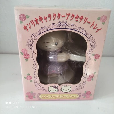 Figurine Hello Kitty & dear daniel rarity made 2003 accessory céramique neuf - Photo 1/4