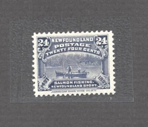 Newfoundland Stamp #71, Twenty FOur Cent Salmon Fishing, MNH, VF+, CV +/- $40.00 - Picture 1 of 2