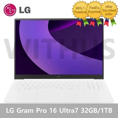 LG Gram Pro 16 16Z90TP-KD7WK Ultra7 255H 32GB/1TB Win11 gram AI Laptop Tracking_ - Image 1 of 4