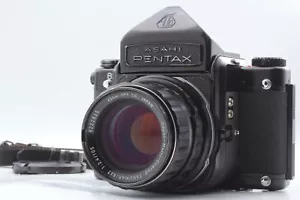 "Exc+5" Pentax 6x7 67 Mirror Up Eye Level + SMC T 105mm f/2.4 Lens From JAPAN - Picture 1 of 16