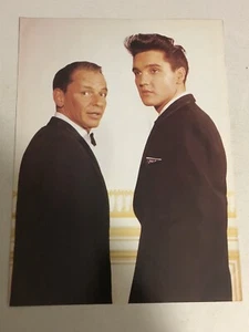 Elvis Presley Magazine Pinup Vintage Ephemera Elvis Frank Sinatra - Picture 1 of 2