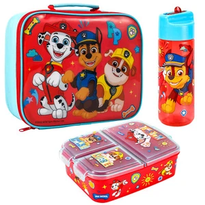 Paw Patrol Boy Kinder Brotdose Set - Brotzeittasche, Brotdose und 580ml Trinkflasche - Bild 1 von 7