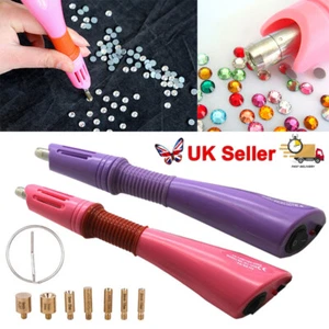 HotFix Iron-on Applicator Wand Heat Gun For Rhinestone Crystal Gem Tool + 7 Tips - Picture 1 of 14