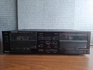 Parts! Kenwood KX-66W Double Cassette Player Dolby System - Picture 1 of 12