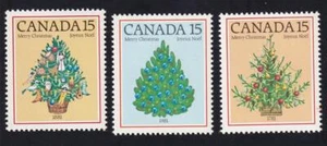 Canada 1981 Christmas Trees 15c, MNH set of 3, sc#900-902 - Picture 1 of 1