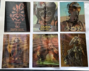 Star Wars Ep1 3D Lenticular Trading Card Set UK Exclusive Superb! - Bild 1 von 8