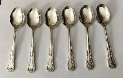 Cucharaditas Cucharaditas Plato Plata Sheffield De Colección 6 Formas Borde Pluma 13.5cm Cubiertos Foto 1 de 4