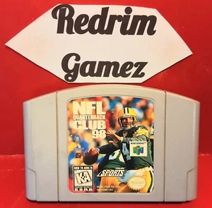 NLF Quarterback Club 98 Authentic Nintendo N64 Video Games Arcade Sports Acclaim - Picture 1 of 3