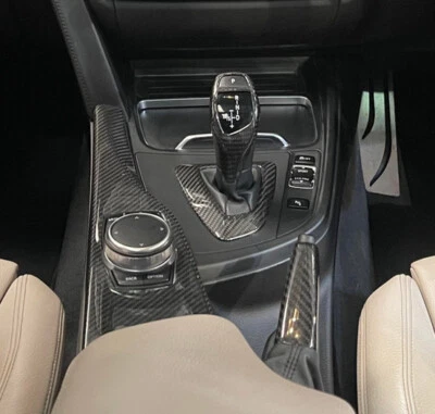DPUK Carbon Fiber Gear Stick-Handbrake-Surround BMW F30 F32 F33 F34 3 4 Series RHD