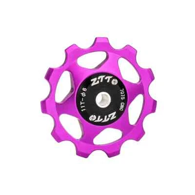 Desviador trasero MTB rueda jockey rodamiento de acero polea bicicleta de carretera rodillo guía Foto 1 de 4