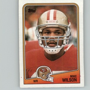 1988 Topps Mike Wilson Rookie San Francisco 49ers #44