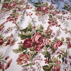 Vintage Charter Club jersey cotton rose floral Queen sheet set - Picture 1 of 14