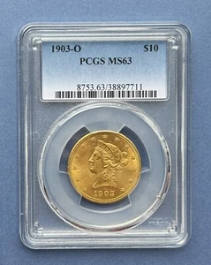 1903-o $10 Liberty PCGS-MS63 - Picture 1 of 4