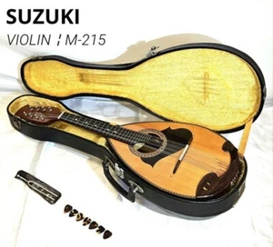 Vintage Suzuki Acoustic Mandolin M-215 with Case, Excellent Condition - Picture 1 of 10