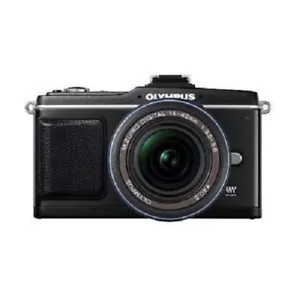 USED Olympus E-P2 12.3MP with 14-42mm Black Excellent FREE SHIPPING - Picture 1 of 1
