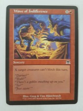 Wave of Indifference Magic the Gathering MTG Onslaught Red Common