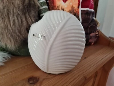TIZIANO Disk Vase Maitino 14 cm creme Dekoration NEU! - Bild 1 von 3