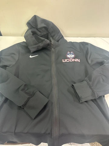 Nike Elite UConn Huskies Womens Jacket New Size XL Black Dri Fit DZC0126-010 Cover