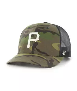 Pittsburgh Pirates '47 cappello a scatto rete camionista mimetico - Foto 1 di 3