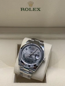 Rolex Datejust 41mm Wimbledon BRAND NEW FULL SET BOX AND PAPERS 126300 - Picture 1 of 6
