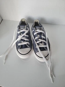 Converse All Star Canvas Low Top Sneaker Jugend Blau Gr. 2 Chuck Taylor  - Bild 1 von 10