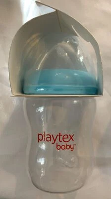 Playtex Baby Natural Feeding Bottle Medium Flow Nipple 9oz. 0M+ Reduce Colic - Image 1 of 4