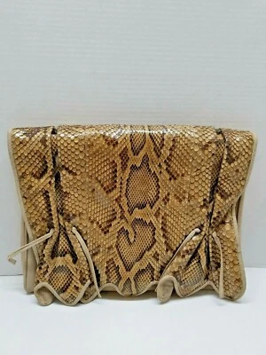 ВИНТАЖНЫЙ ДИЗАЙН DIMITRI, ЗМЕИНОЙ КОЖИ И КОЖИ КЛАТЧ. ''РЕДКАЯ'' - Изображение 1 из 4