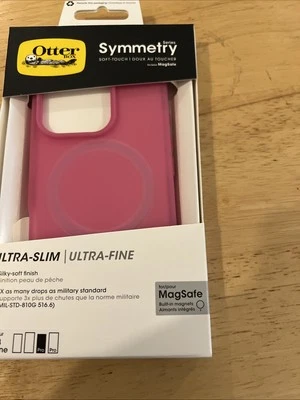 Funda Otterbox iPhone 16 Pro Serie Symmetry MagSafe Rosa Eco Oscuro Foto 1 de 4