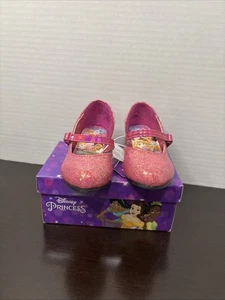 Disney Princess Ballet Dress Up Shoes Size 7 Purple Glitter Heels - Picture 1 of 11