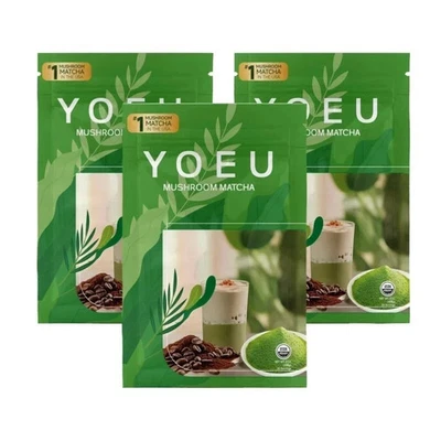 Té verde Matcha de champiñones orgánico 200 g - 30 porciones para aumentar la energía Foto 1 de 4