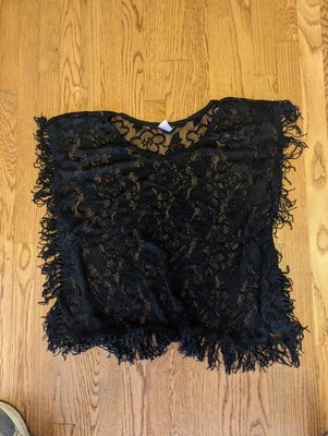 Mujer Crotchet Encaje Negro Playa Cubrir Talla M Boho Vacaciones Natación Viaje   Foto 1 de 4