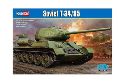 Hobby Boss T34/85 WWII Soviet Military Kit - Image 1 of 4