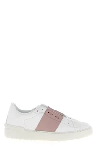 VALENTINO GARAVANI Open White/Pink Sneakers New & Authentic - Picture 1 of 5