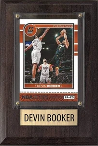 Devin Booker Phoenix Suns 2025 2024 Donruss Score Prizm Topps 4x6 Gift Plaque - Picture 1 of 5