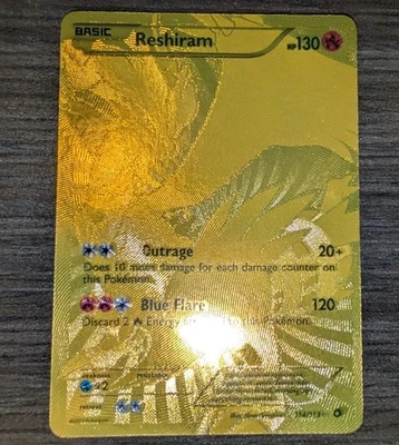 Reshiram (114 Full Art Secret Rare) 114/113 Legendary Treasures Holo - Image 1 of 4
