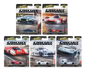 Juego de 5 fundas Hot Wheels Car Culture 2025 Circuit Legends K, FPY86-961K en stock - Imagen 1 de 6
