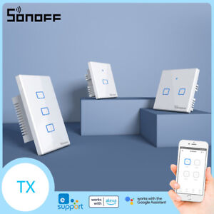 Sonoff TX Smart Wall Switch WIFI EU US UK APP Touch Remote Control for eWelink
