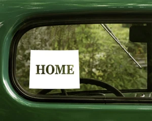 2 WYOMING HOME AUFKLEBER Karte Sticker für Auto LKW Laptop Wohnmobil Fenster Stoßstange Boot - Bild 1 von 1