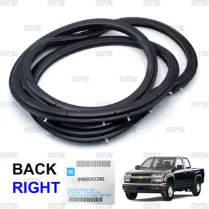 Rear Rh Weatherstrip Door Rubber Fits Chevrolet Colorado Double Cab 2004 2008 - Picture 1 of 8