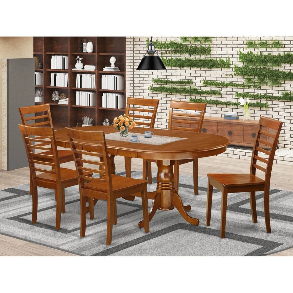 7  PC  Dining  room  set  for  6-Dining  Table  and  6  Kitchen  Dining  Chairs - Image 1 of 4